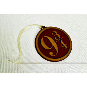 Harry Potter Luggage Tag 9 3/4 Rubber Luggage Tag 3"